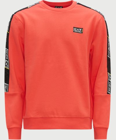 EA7 Sweatshirts PJ07Z 3RPM10 Röd