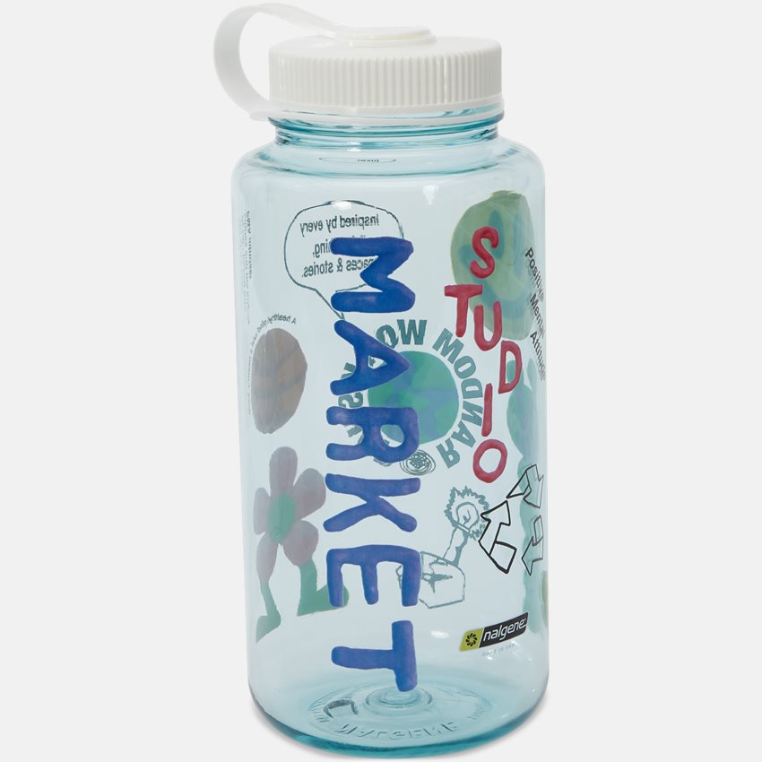 Market Accessories SMILEY COLLAGE WATER BOTTLE MULTI