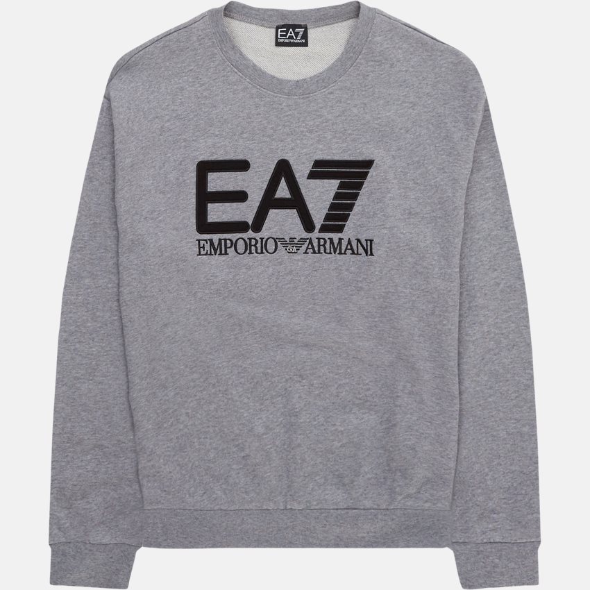 EA7 Sweatshirts PJEQZ-3RUM03 GRÅ