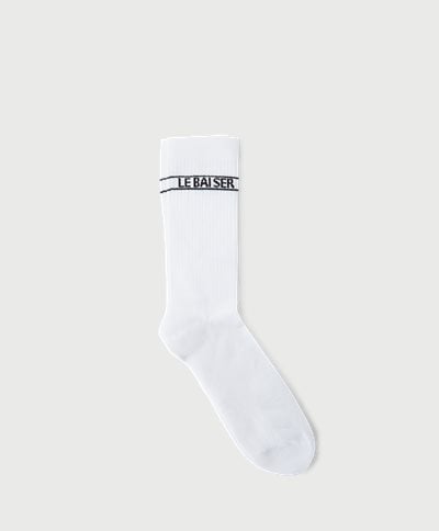Le Baiser Socks LOGO SOCK 115-12418 White