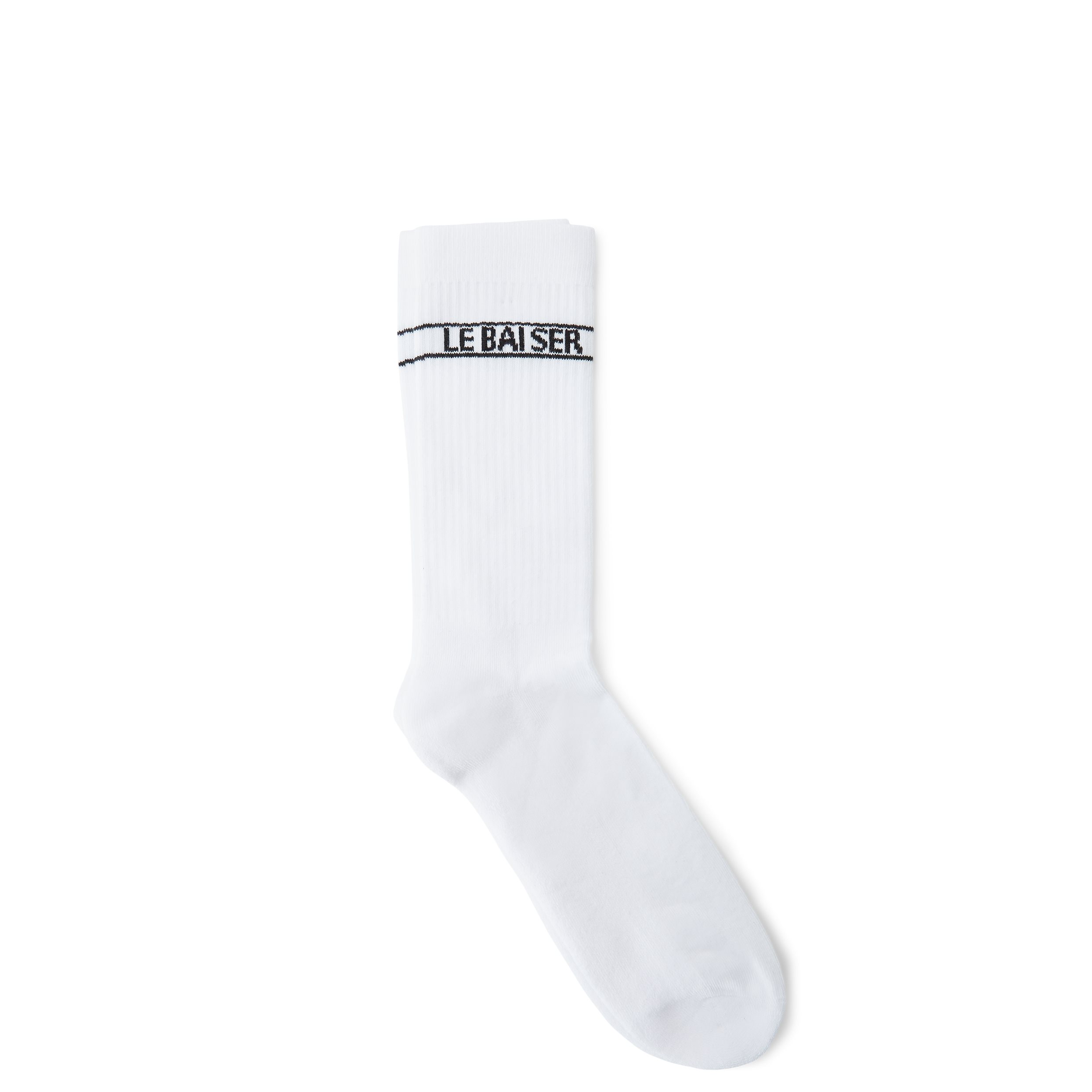 Le Baiser Socks LOGO SOCK 115-12418 White