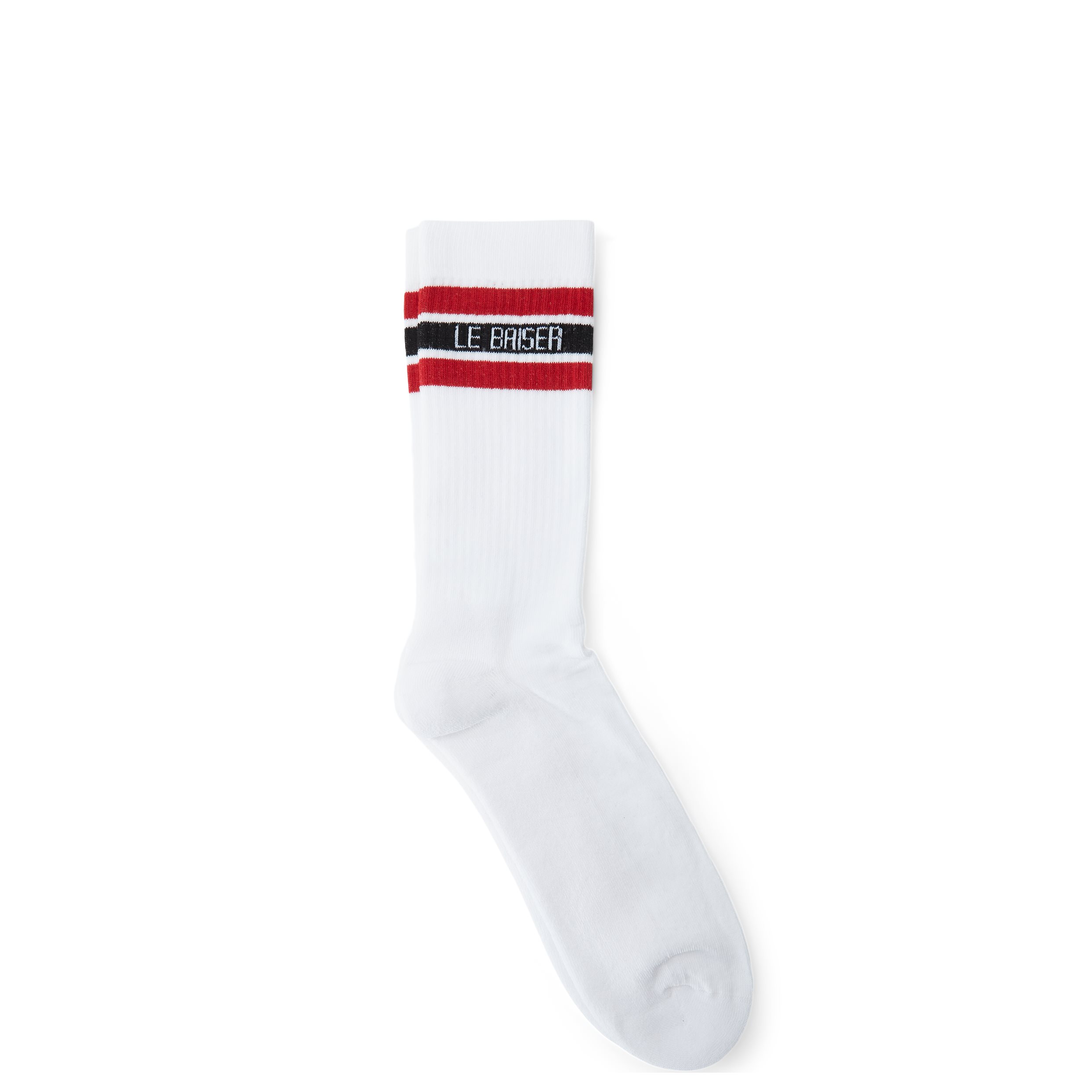 Le Baiser Socks STRIPE SOCK 115-12418 White
