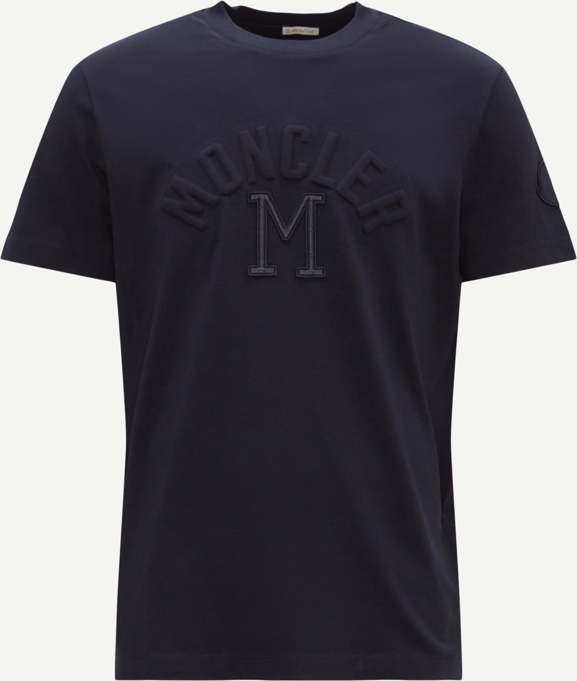 Moncler T-shirts 8C00027 8390T Blå