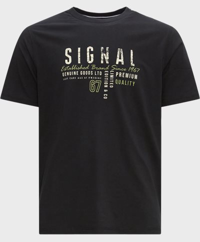 Signal T-shirts ANTON 23 Sort