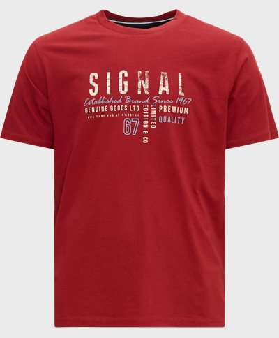 Signal T-shirts ANTON 23 Rød