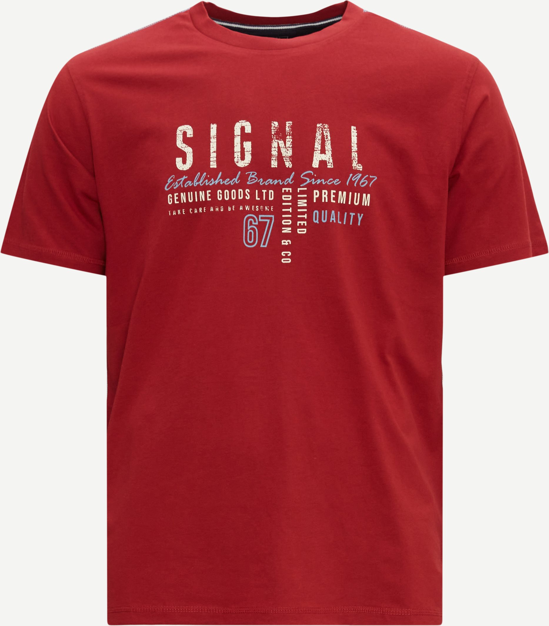 Signal T-shirts ANTON 23 Röd