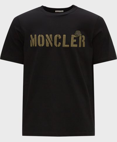 Moncler T-shirts 8C00029 8390T Sort