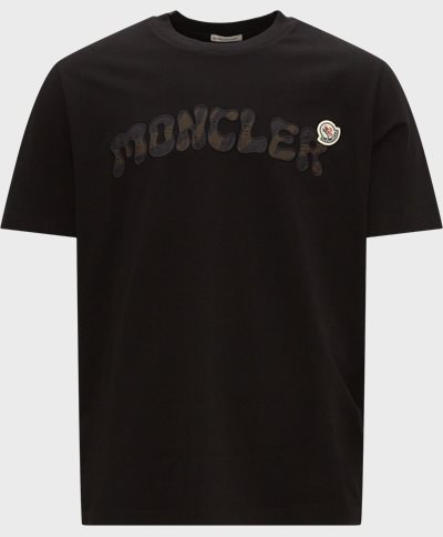 Moncler T-shirts 8C00034 8390T Sort