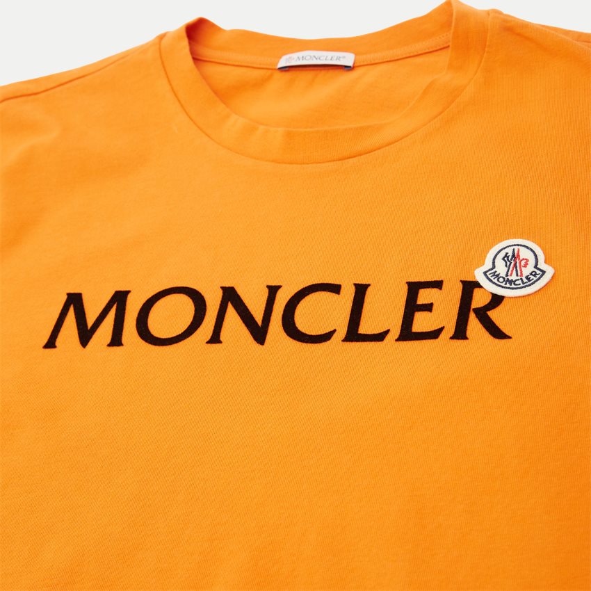 Moncler T-shirts 8C00064 8390T ORANGE