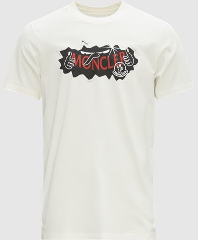 Moncler T-shirts 8C00025 M2326 Hvid