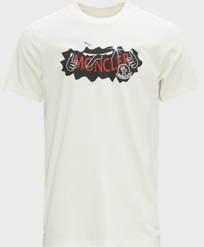 Moncler T-shirts 8C00025 M2326 Hvid