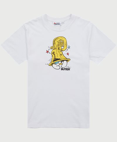 Butter Goods T-shirts HARMONY TEE White
