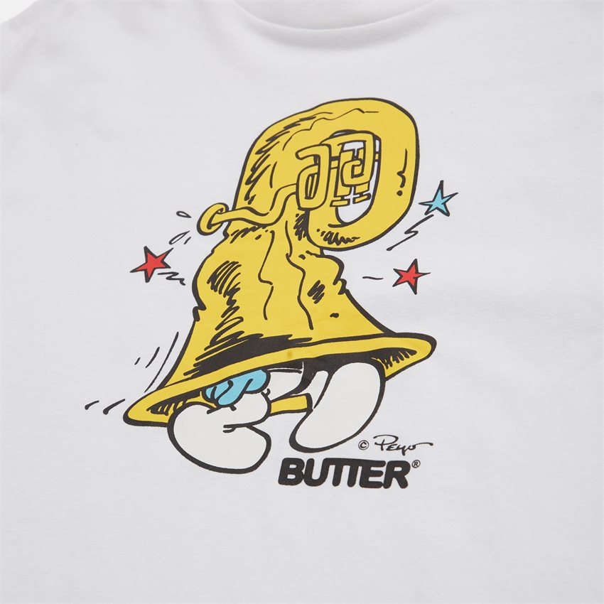 Butter Goods T-shirts HARMONY TEE HVID
