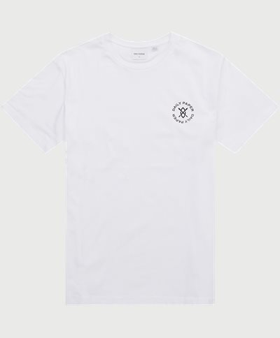Daily Paper T-shirts CIRCLE TEE Vit
