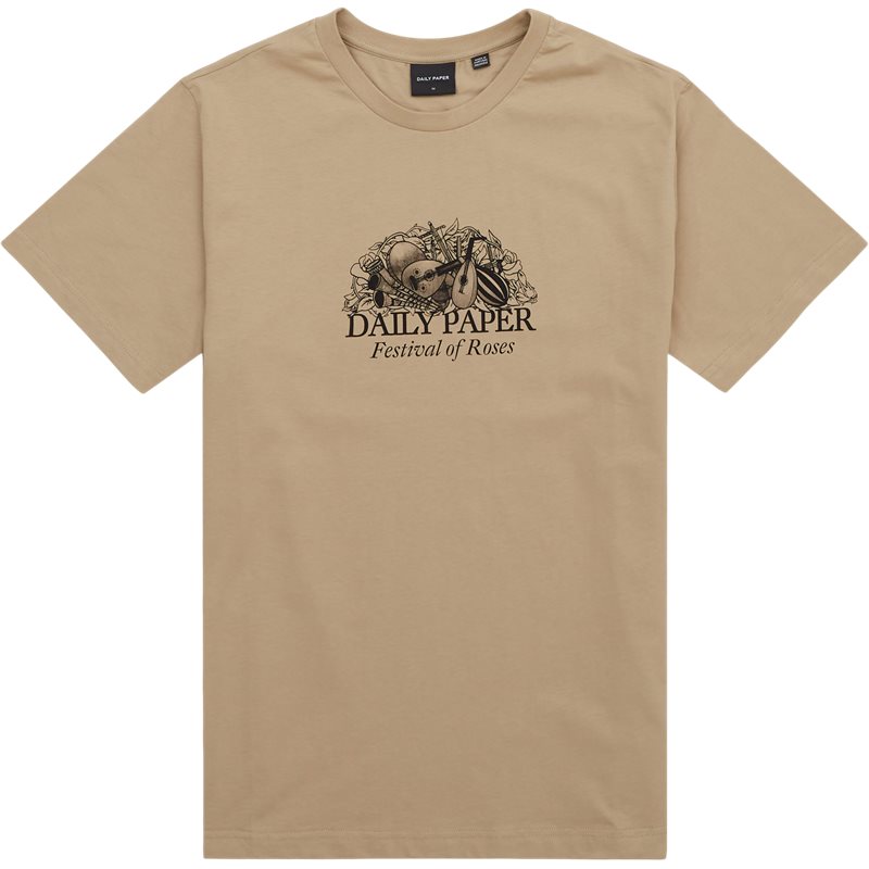 Daily Paper Parzo Ss T-shirt Beige