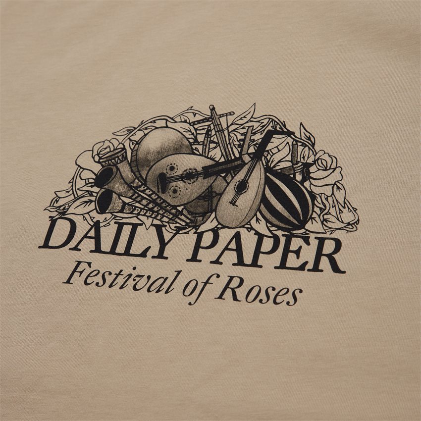 Daily Paper T-shirts PARZO SS T-SHIRT  BEIGE