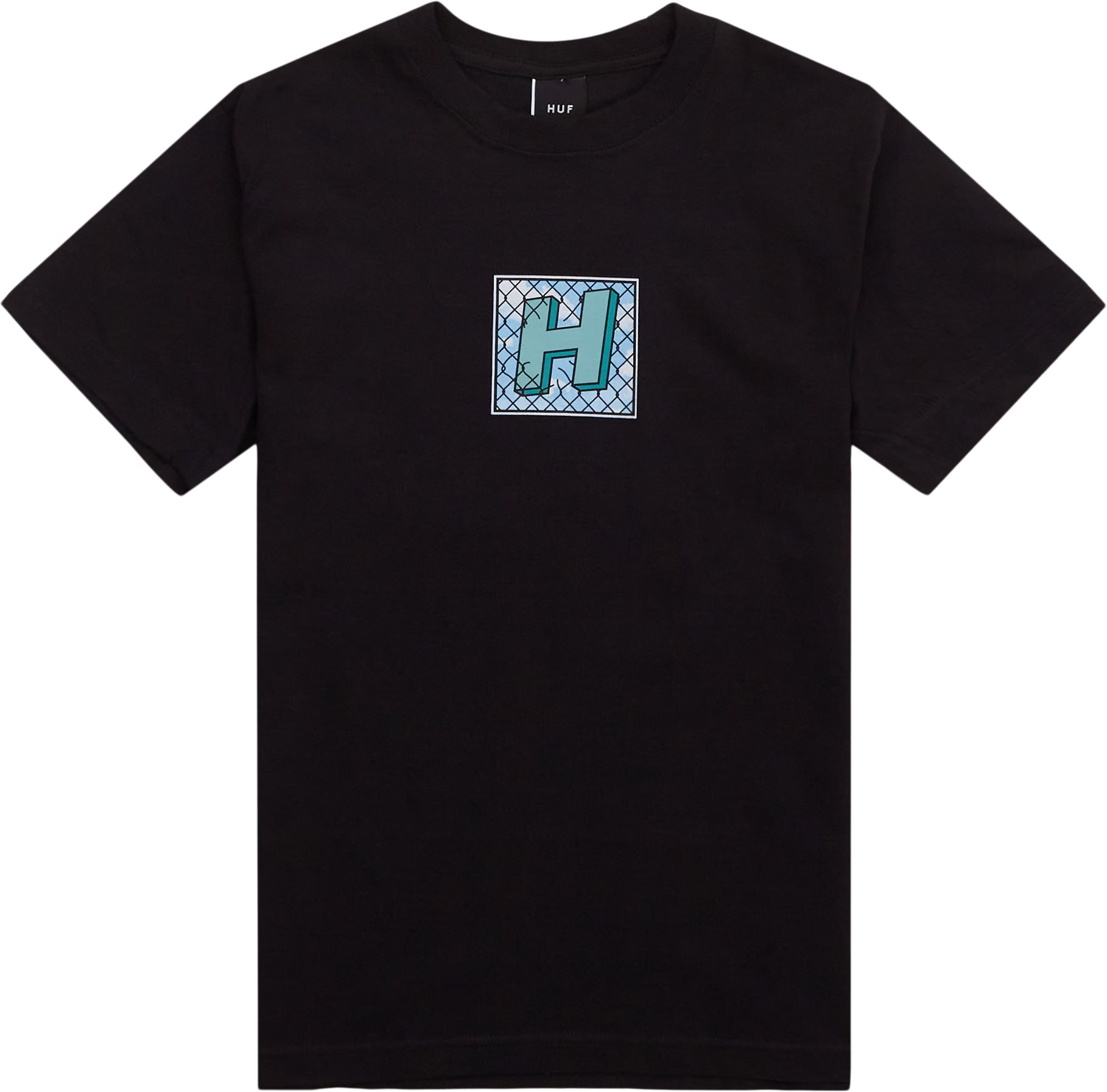 HUF T-shirts TRESSPASS SS TEE Sort