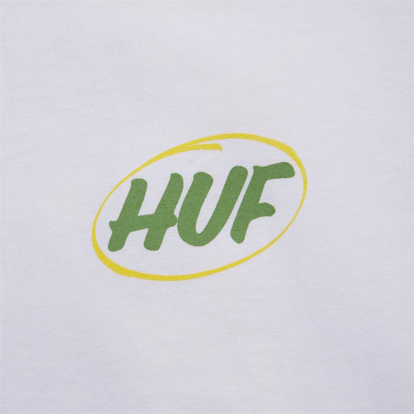 HUF T-shirts LOCAL SUPPORT SS TEE HVID
