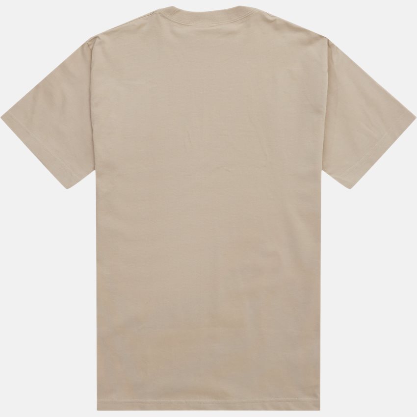 HUF T-shirts DICEY SS TEE SAND