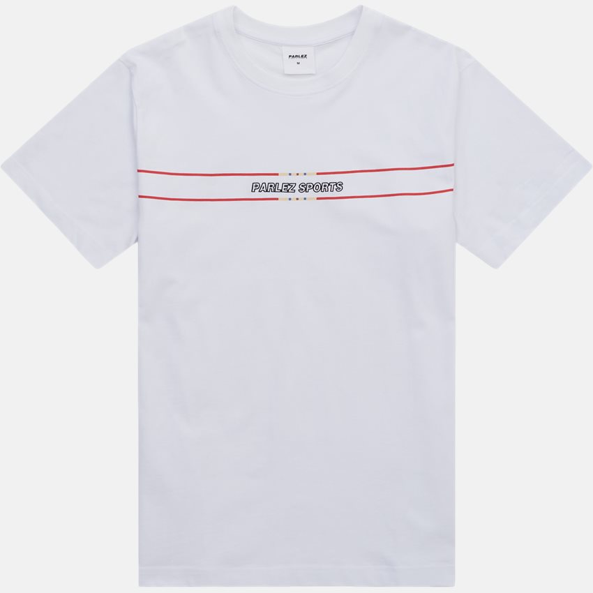 PARLEZ T-shirts STRINGER T-SHIRT HVID