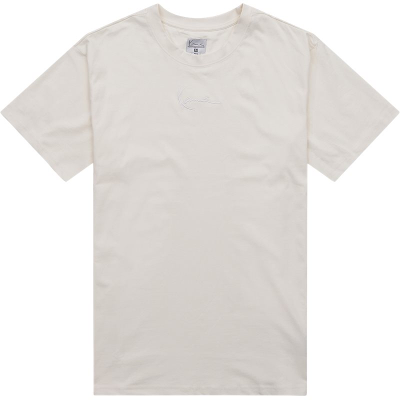 Karl Kani Kk Small Signature Essential Tee T-shirts Off White