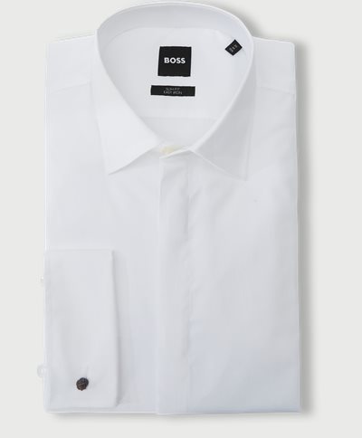 BOSS Shirts 50480093 H-HANK TUX1 White