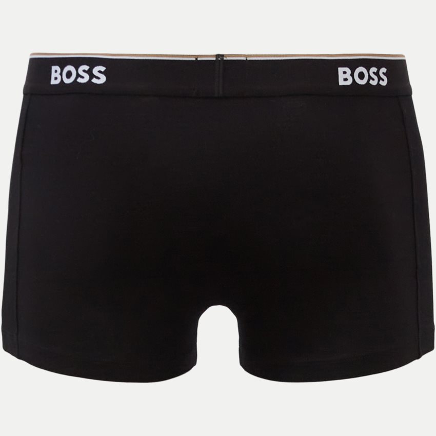 BOSS Underwear 50475274 TRUNK 3P SORT/HVID/KOKS