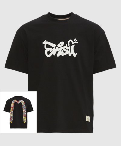 EVISU T-shirts 2ESHTM3TS523RXCT Sort