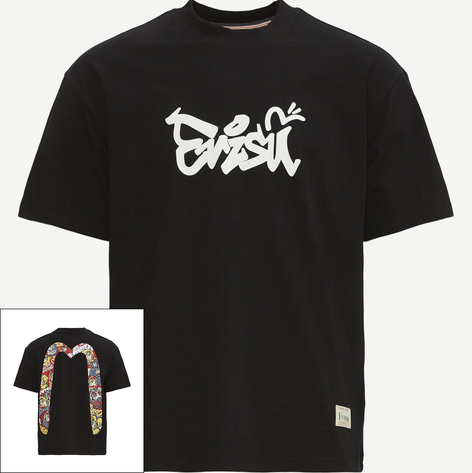 EVISU T-shirts 2ESHTM3TS523RXCT Black