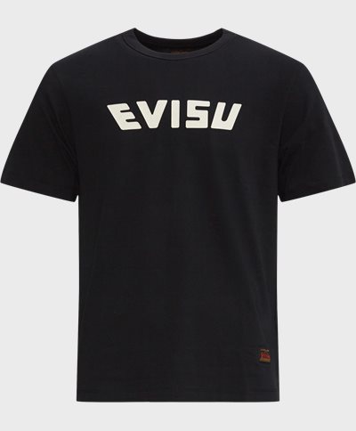 EVISU T-shirts 2ESHTM3TS555RXCTC Sort