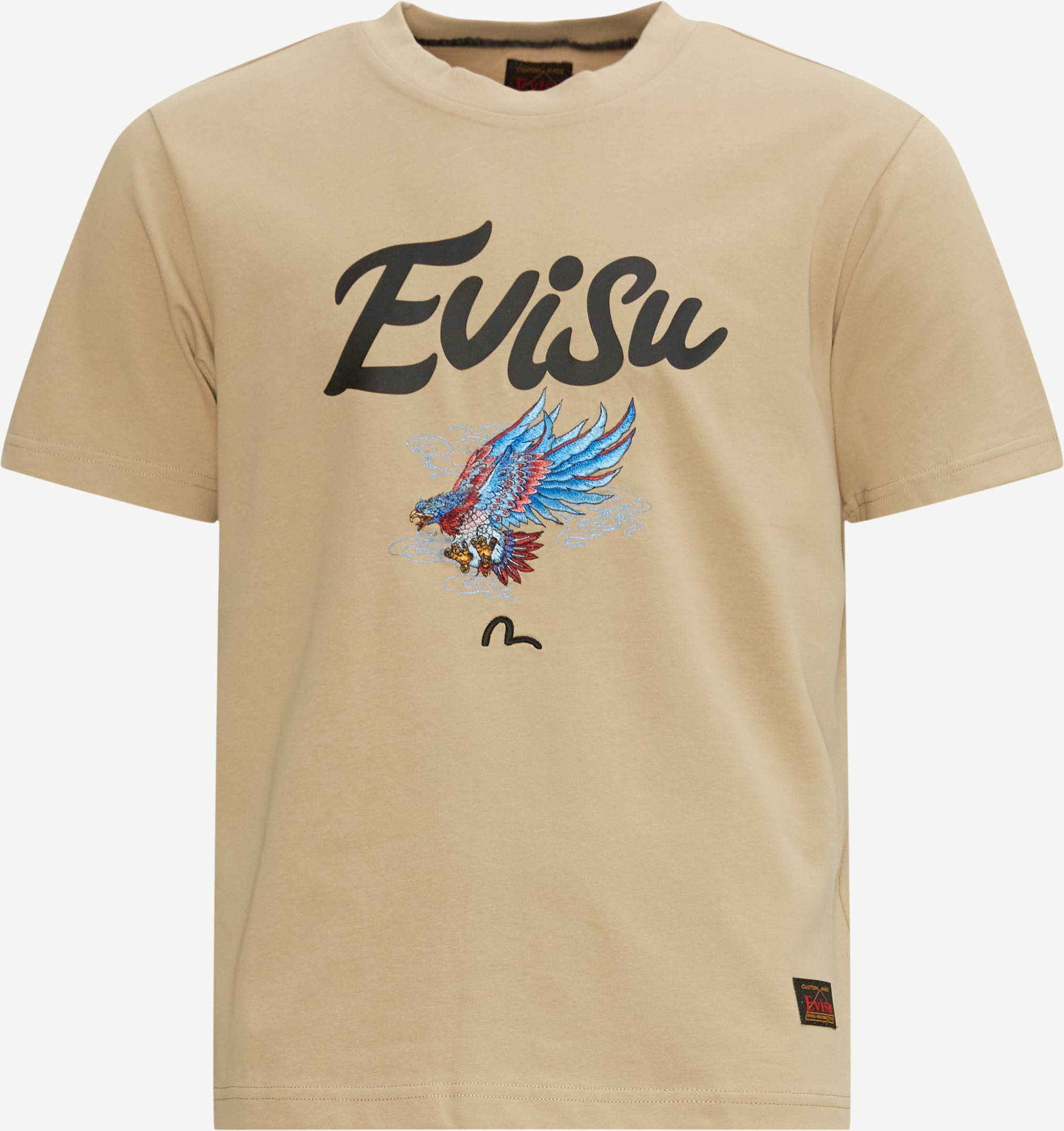 EVISU T-shirts 2ESHTM3TS518XXCTC Sand