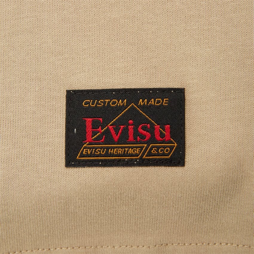 EVISU T-shirts 2ESHTM3TS518XXCTC SAND
