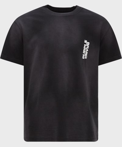 PURPLE T-shirts P117-RBIS123 Svart