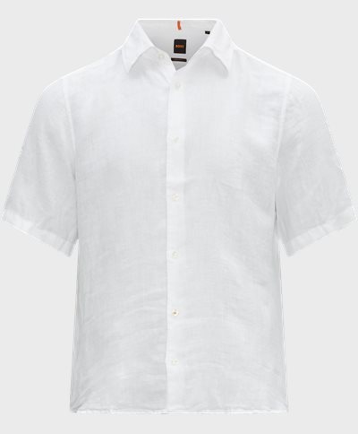 BOSS Casual Kortærmede skjorter 50489345 RASH. Hvid