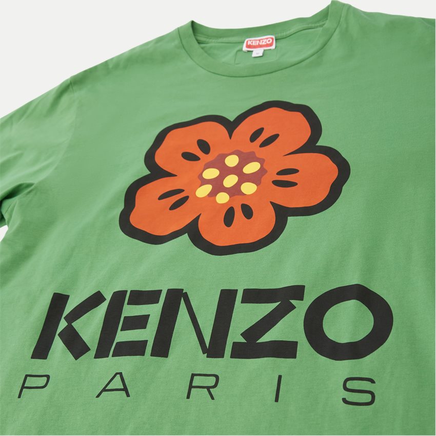 Kenzo T-shirts FD55TS4454SO BOKE FLOWER GRØN