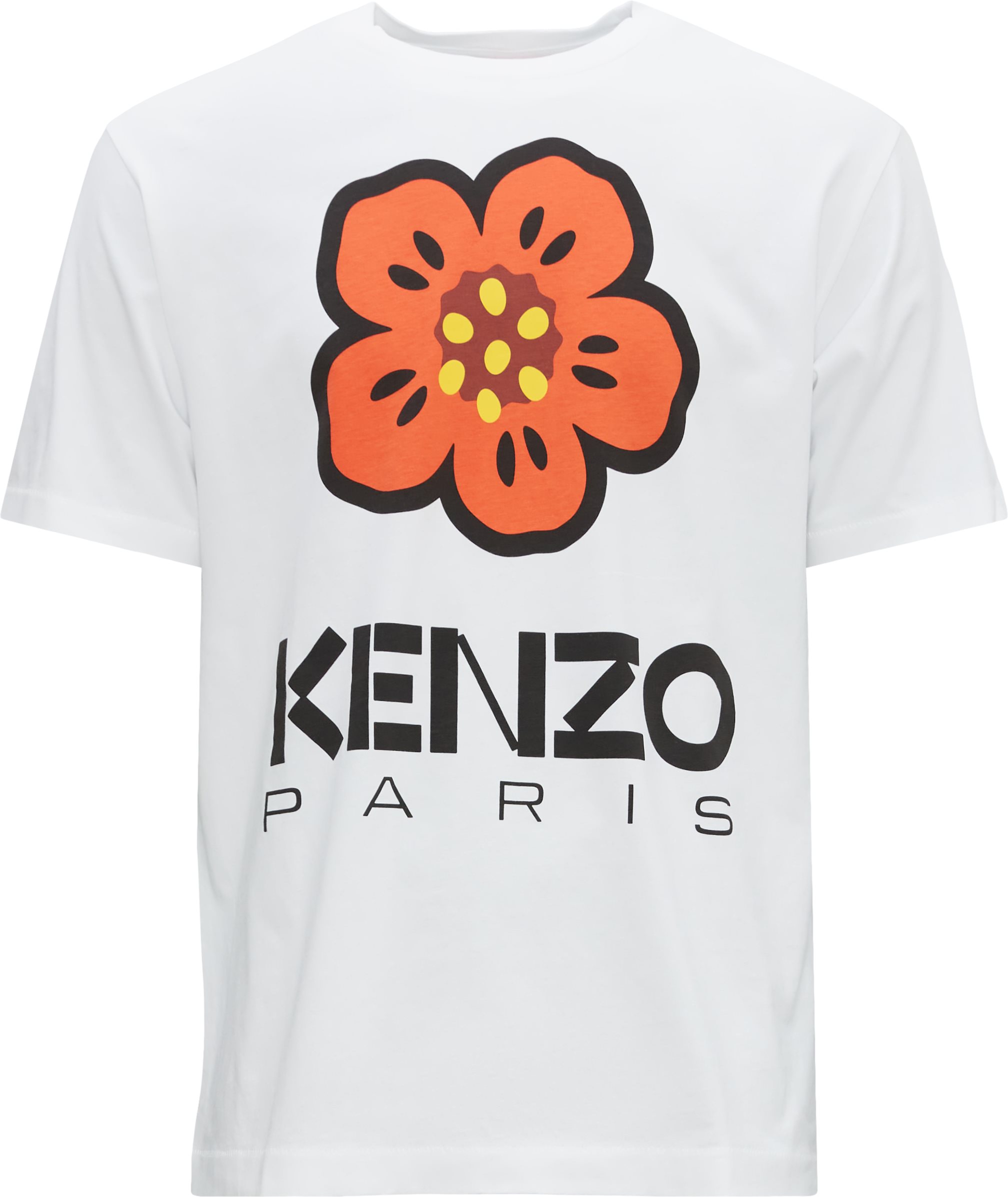Kenzo T-shirts FD55TS4454SO BOKE FLOWER Hvid