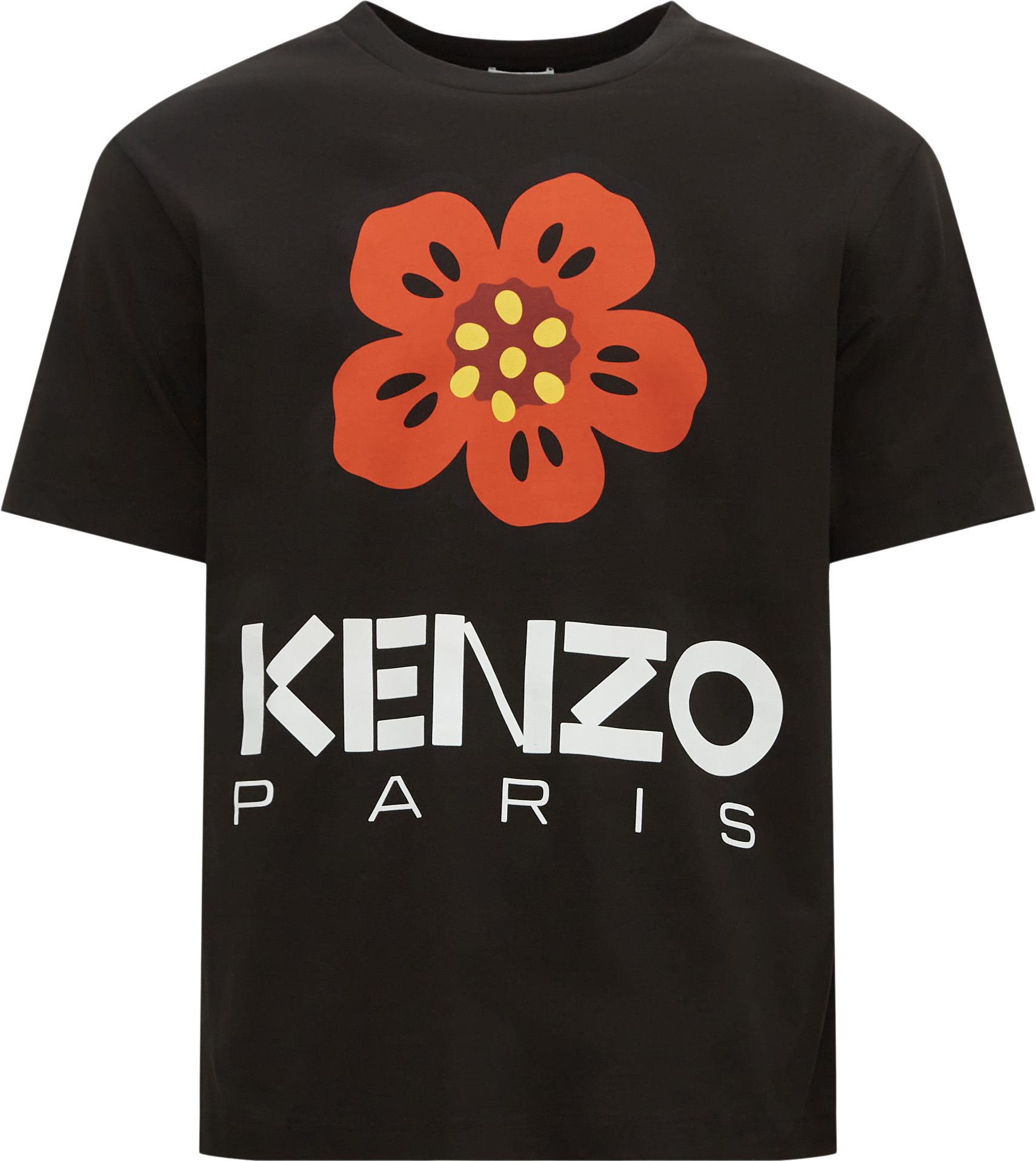 Kenzo T-shirts FD55TS4454SO BOKE FLOWER Black