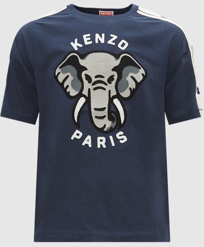 Kenzo T-shirts FD55TS4514SC Blå