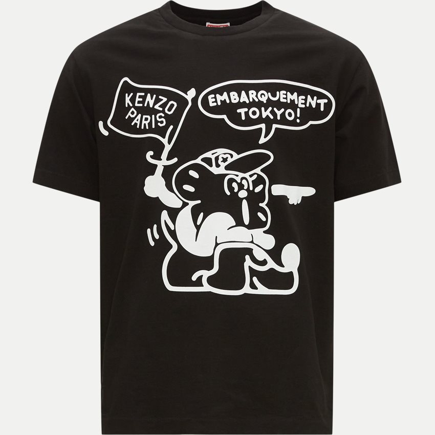 Kenzo T-shirts FD55TS4434SY SORT