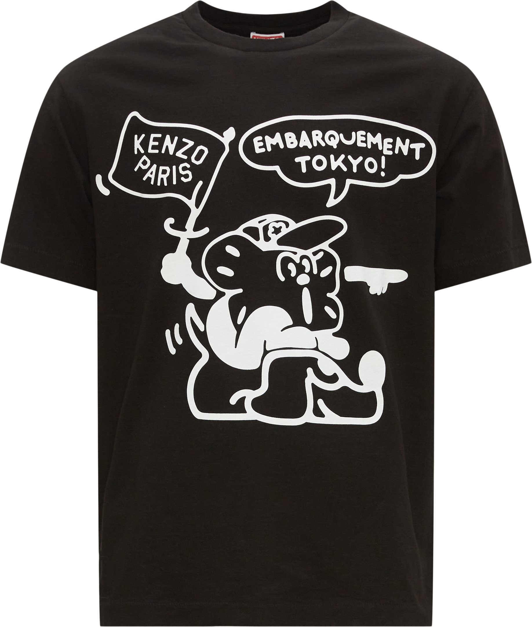 Kenzo T-shirts FD55TS4434SY Sort