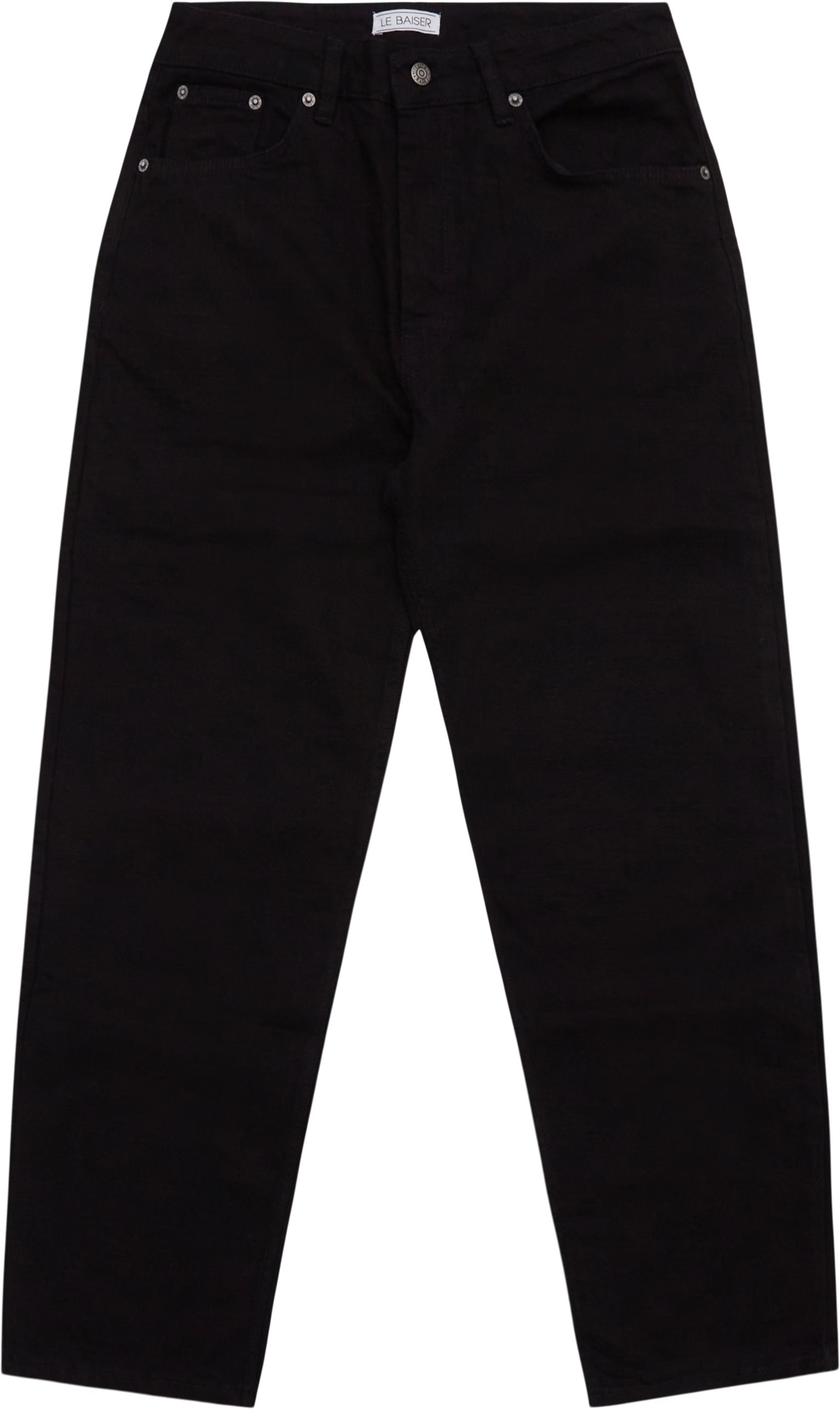 Le Baiser Jeans PESSAC PURE BLACK Svart