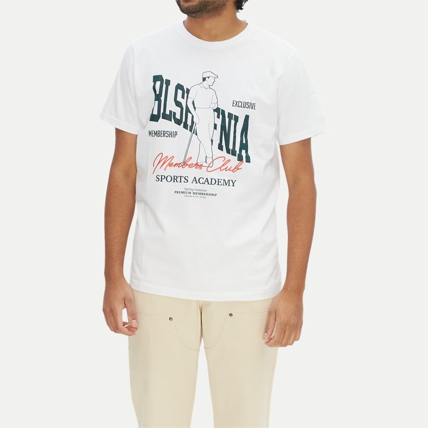 BLS T-shirts GOLF T-SHIRT HVID
