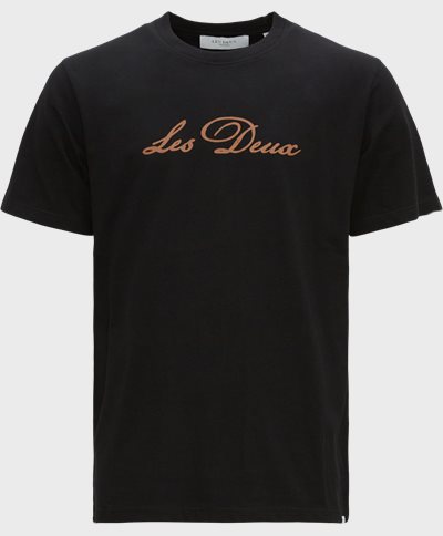 Les Deux T-shirts CORY T-SHIRT LDM101133 Black