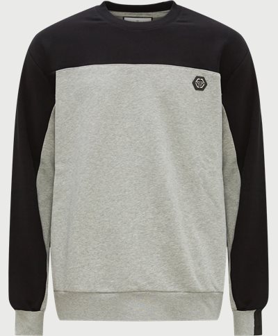 Philipp Plein Sweatshirts SACC MJO1000 PTE003N  Grey
