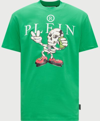 Philipp Plein T-shirts SACC MTK6147 PJY002N  Green