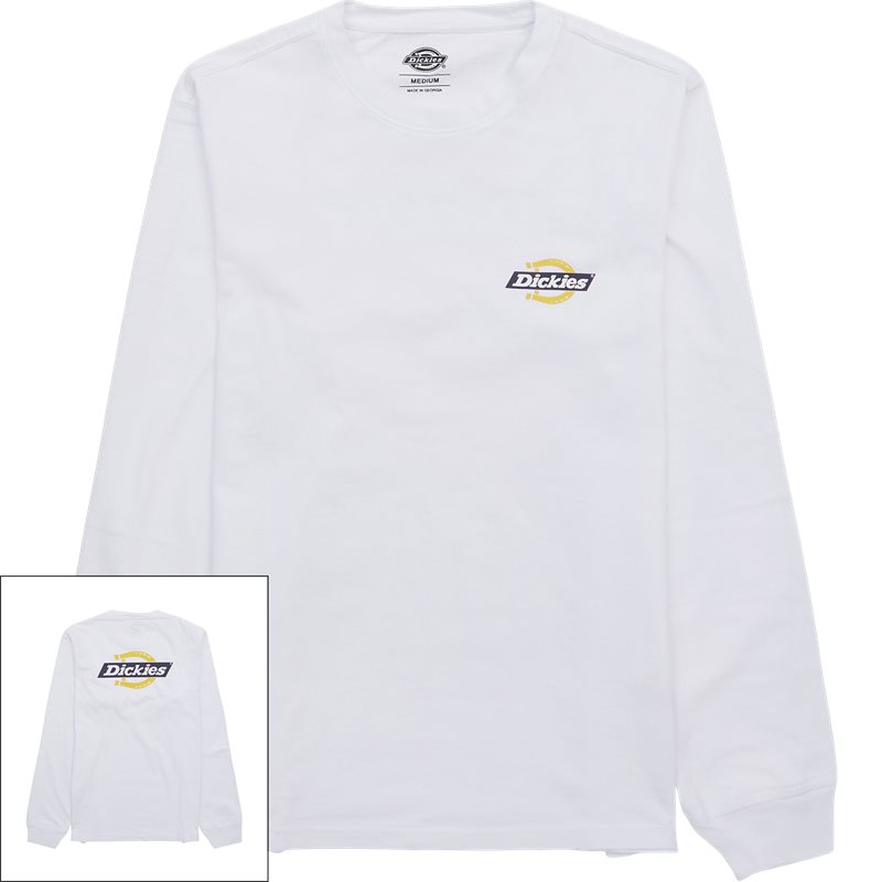 Dickies Ls Ruston L/æ T-shirt Hvid