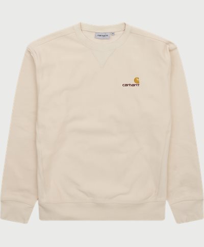 Carhartt WIP Sweatshirts AMERICAN SCRIPT SWEATSHIRT I025475 Sand