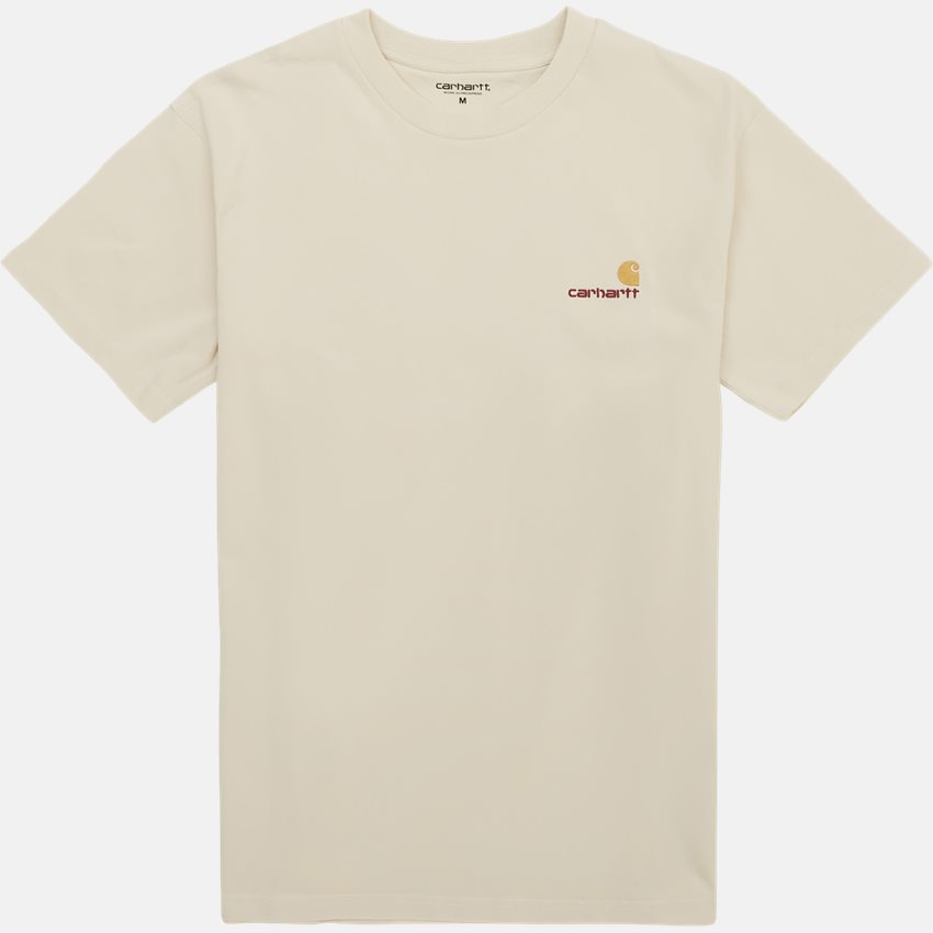 Carhartt WIP T-shirts S/S AMERICAN SCRIPT T-SHIRT I029956. NATURAL
