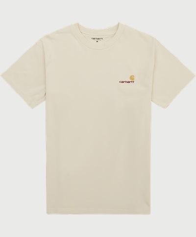Carhartt WIP T-shirts S/S AMERICAN SCRIPT T-SHIRT I029956 Sand