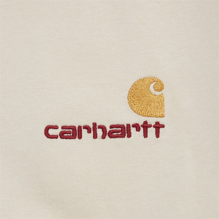 Carhartt WIP T-shirts S/S AMERICAN SCRIPT T-SHIRT I029956. NATURAL